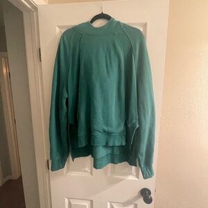 Lululemon Scuba Oversized Side-Slit Hoodie – Teal Lagoon, XL/XXL
